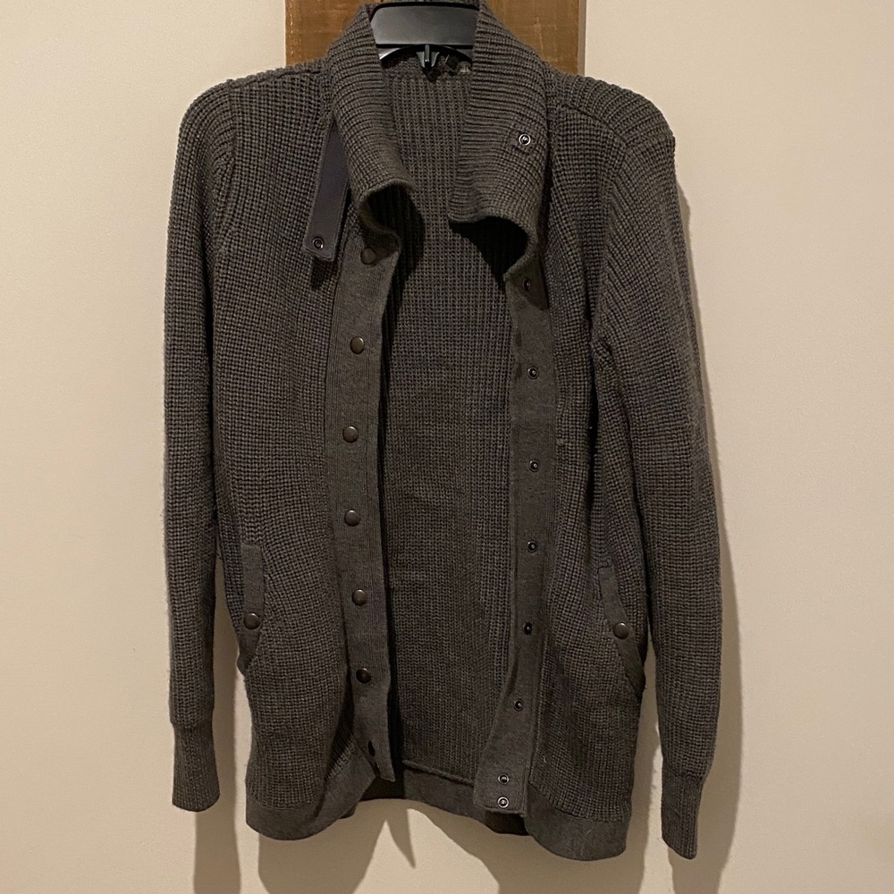 Eileen Fisher Dark Gray Cardigan Sweater